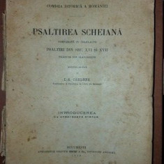 Psaltirea scheiana- vol 1 L. A. Candrea CU PLANSE