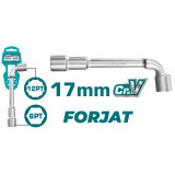 TOTAL - CHEIE TUBULARA TIP L - 17MM (INDUSTRIAL) PowerTool TopQuality