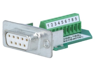 Conector mamă D-Sub 9 pini pe cablu foto