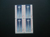 SUA BLOC DE 4 NESTAMPILAT MNH