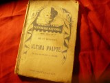 Milan Begovici -Ultima Noapte -trad Z.Soare -Bibl.Teatrului National 17 ,112pag