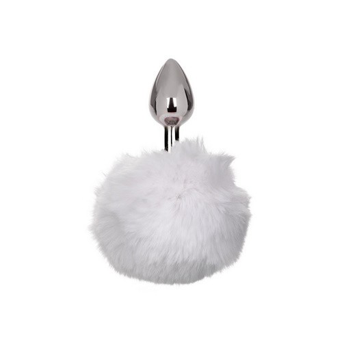 Dopuri anale cu codita - CalExotics Devin-o Salbatica Dop Anal cu Codita Iepuras Alba o Experienta Excitanta si Senzuala