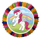 Pinata pentru petreceri, 35 cm, multicolora, model Unicorni
