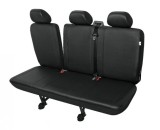 Husa bancheta cu trei locuri Practical DV3 Split Trafic imitatie piele neagra, pentru Nissan Primastar I, Opel Vivaro, Renault Trafic , cu bancheta fr, Kegel