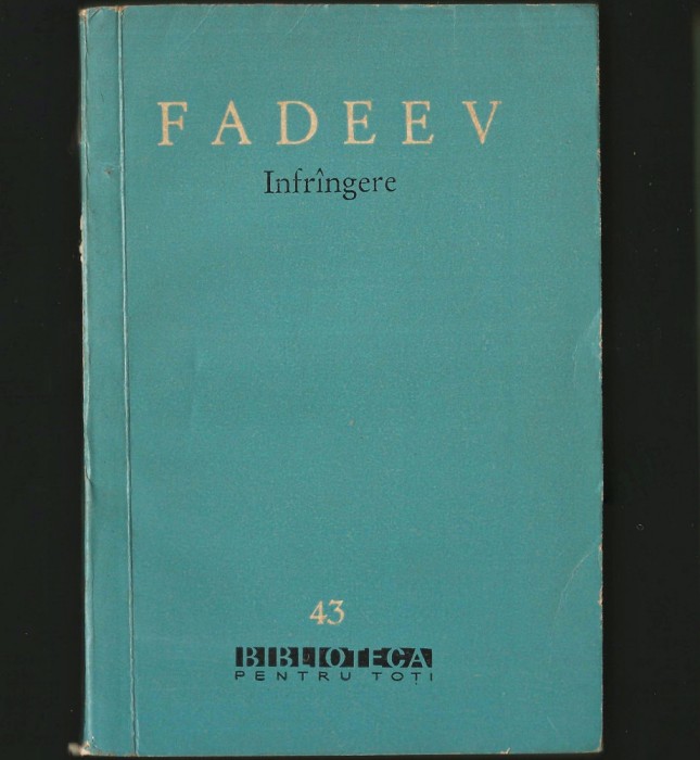 &Icirc;NFR&Acirc;NGERE - FADEEV - BPT