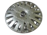 Capace roti Hyundai R16, Gri/Negru, ABS, Compatibil Universal, Set 4 buc, Cod 403