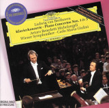 Beethoven: Piano Concertos Nos.1 &amp; 3 | Ludwig Van Beethoven, Carlo Maria Giulini, Vienna Symphony Orchestra, Clasica, Deutsche Grammophon