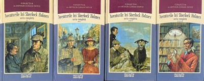 AVENTURILE LUI SHERLOCK HOLMES de SIR ARTHUR CONAN DOYLE, VOL. I-IV, 2011 foto