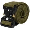 Curea centura Tactical Combat pentru barbati 3.5 x 125 cm, rezistent, verde Household NewTrend, Oem