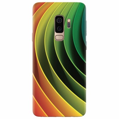 Husa silicon pentru Samsung S9 Plus, 3D Multicolor Abstract Lines foto