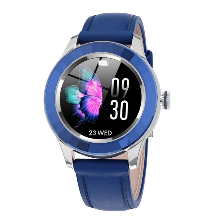 Ceas Smartwatch TKY-S09, Moduri sportive, functii multiple albastru