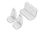 SET HUSE SCAUN VOLKSWAGEN POLO 2017- (BANCHETA FRACTIONATA) CU TETIERE SPATE IN FORMA DE L, Umbrella