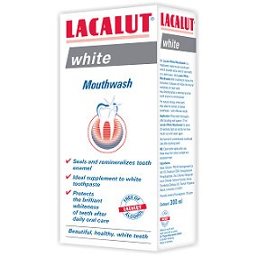Lacalut White Apa de Gura Zdrovit 300ml foto