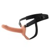 Dildo strap-on scobite - Dorinta Ascunsa Infern Strap-on cu Dildo Realist 18cm Scobit Gol in Interior cu Inel de Prindere de Testicule Culoare...