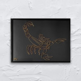 Tablou Scorpion, 30&times;40 cm