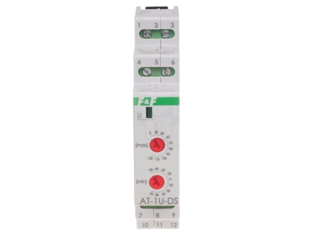 Adaptor temperatură F&amp;F MAX-AT-1U-DS 12-30VDC 0-10V pentru șină DIN