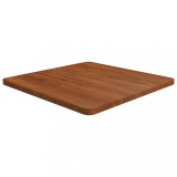 vidaXL Blat de masă pătrat maro &icirc;nchis 60x60x2,5 cm lemn stejar tratat