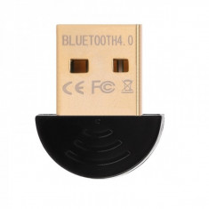 Adaptor Bluetooth 4.0 usb BT4, negru foto