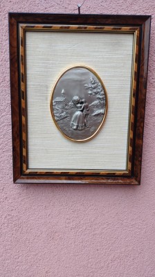 Tablou /Semnat +Rama semnata . foto