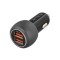 Incarcator auto Tellur FCC8 6A 36W (QC 3.0 + QC 3.0), negru