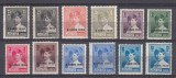 ROMANIA1930 LP 83 f/s REGELE MIHAI I UZUALE CU SUPRATIPAR 8 IUNIE 1930 SERIE MNH
