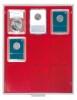 LINDNER - Cutie din PVC pentru 9 monede gradate / SLABS