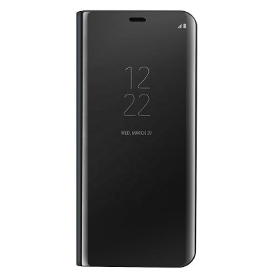 Husa compatibila cu Samsung Galaxy S10 Clear View Neagra foto