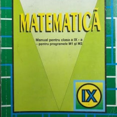 Matematica manual pentru clasa a IX-a