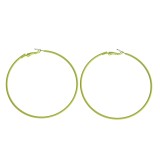 Cercei hoop verzi