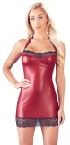 Rochie cu Insertii din Dantela, Visiniu/Negru, M, Cottelli Collection