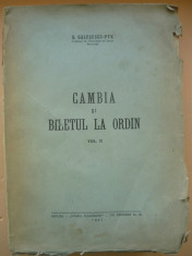 D. GALESESCU-PYK - CAMBIA SI BILETUL LA ORDIN ( vol. II ) - 1947 foto