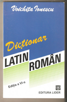 Dictionar Latin-Roman-Voichita Ionescu foto
