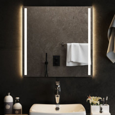 Oglinda de baie cu LED, 60x60 cm GartenMobel Dekor