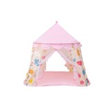 Cort de joaca pentru copii, 125x90x125 cm, roz, ideal pentru interior si exterior