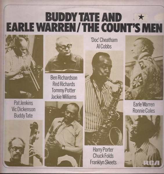 Vinil LP # Buddy Tate and Earle Warren &lrm;&ndash; The Count&#039;s Men (VG++)