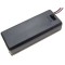 Suport 2x AAA cu cabluri 150mm + cu comutator COMF SBH-421-1AS
