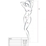 PASSION - WOMAN BS013 BLACK BODYSTOCKING ONE SIZE, PASSION WOMAN BODYSTOCKINGS