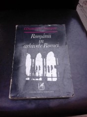 ROMANII IN ARHIVELE ROMEI ? I. DUMITRIU SNAGOV foto