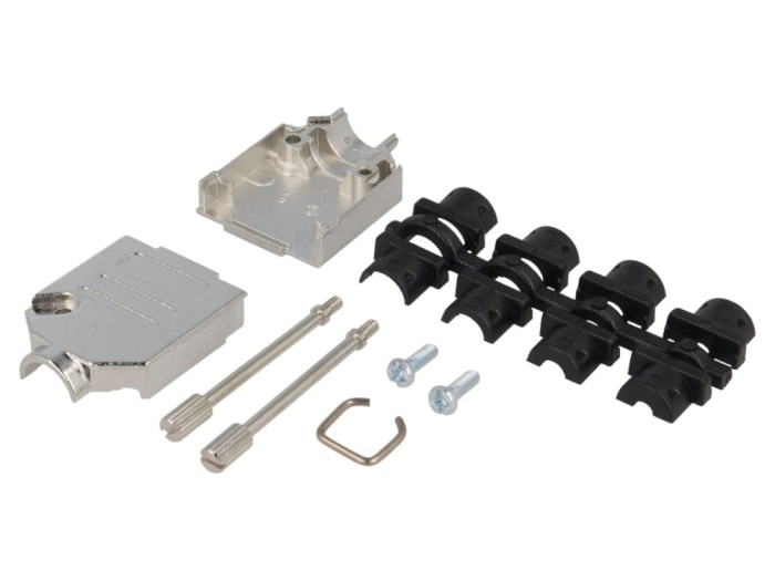 Conector Carcasă D-Sub ecranat, drept