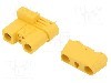 Conector alimentare DC, 80V, 6 pini, seria AS120, {{Dimensiune pin}}. AMASS - AS120-F