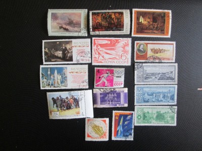 RUSIA LOT STAMPILAT=5 foto