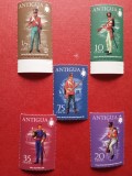 ANTIGUA, UNIFORME - SERIE COMPLETĂ MNH