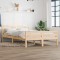 vidaXL Cadru de pat King Size, 150x200 cm, lemn masiv 814824