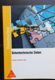 Construction. BETONTECHNISCHE DATEN Ausgabe September 2005 - limba germana