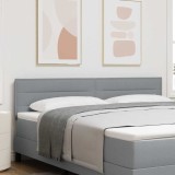Tăbliță LED Design Linii Gri Deschis 90 cm Țesătură