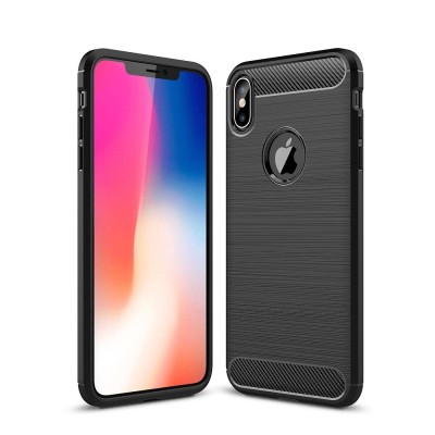 Husa APPLE iPhone XS Max - Carbon (Negru) FORCELL foto