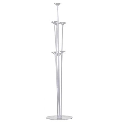 Suport pentru Baloane, Cyrax, cu Trei Straturi, pentru 7 Baloane, 70 cm, Transparent foto