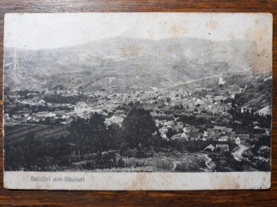 SASCIORI - VALEA SEBESULUI - JUD ALBA - VEDERE GENERALA - PER. INTERBELICA -RARA foto