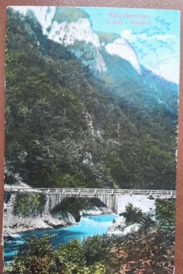 Carte postala, Baile Herculane, 1926 foto