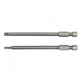 Set 2 biti torx Yato YT-0490, T10, T25, Cr-V, lungime 100 mm